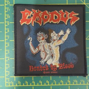 EXODUS BONDED BY BLOOD ALBUM COVER WOVEN SEW ON PATCH OFFICIAL PATCH
