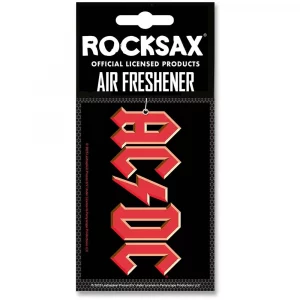 AC/DC CLASSIC RED LOGO AIR FRESHENER OFFICIALLY LICENSED